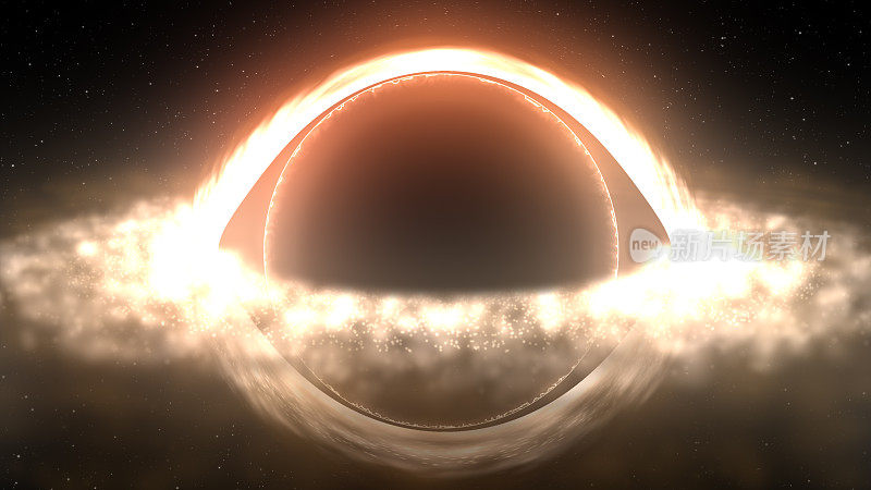 太空中的黑洞或虫洞