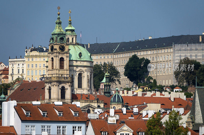 捷克布拉格的圣尼古拉斯教堂