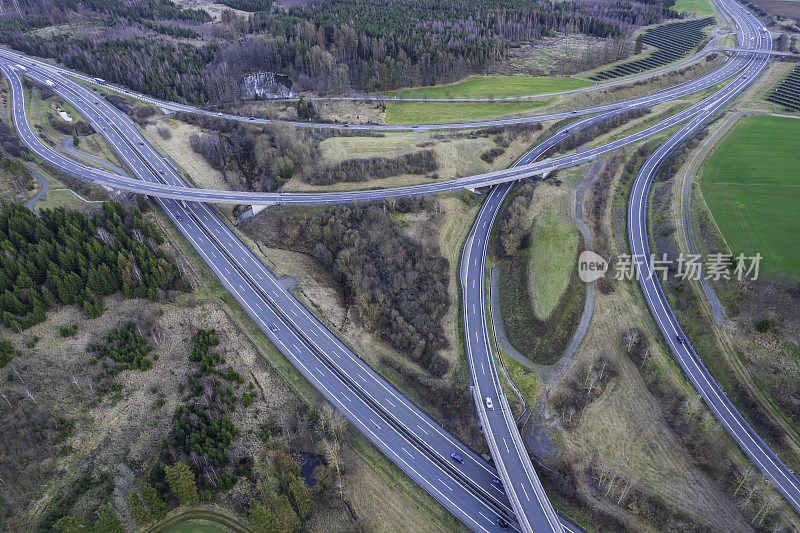 公路及道路交汇处(空中)