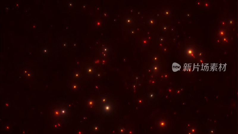 红银漩涡未来抽象发光的能量粒子背景