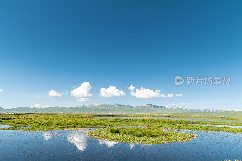 中国若尔盖国家湿地公园美丽的眼睛