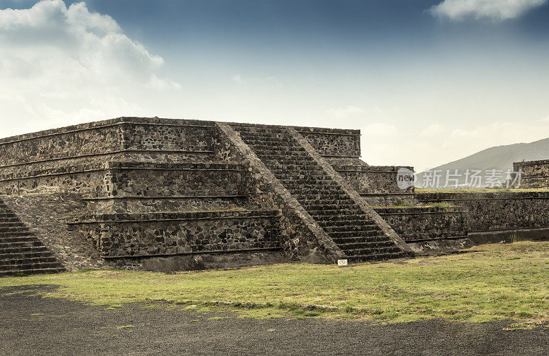 Teotihuacán，考古遗址。墨西哥的州。墨西哥。