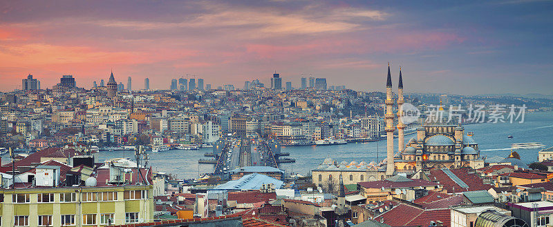伊斯坦布尔全景。