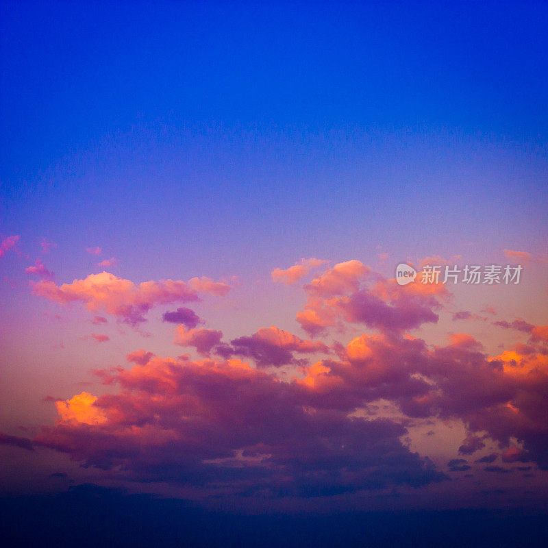 日落天空云彩背景