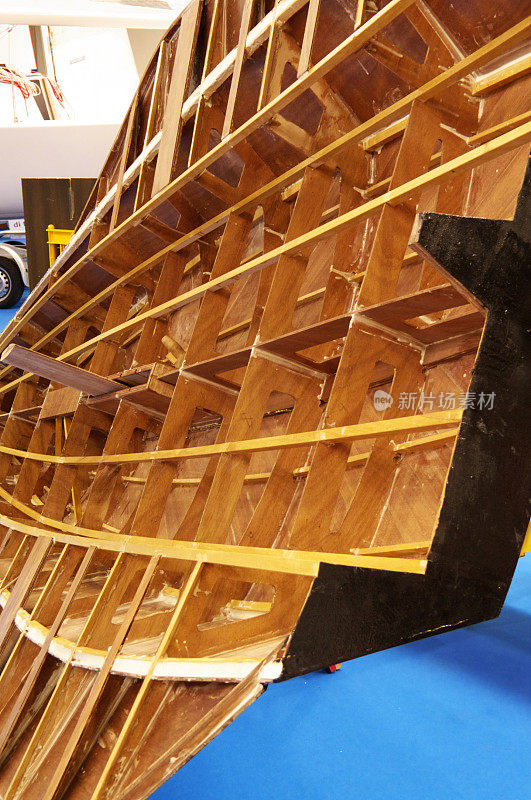 木制船体框架