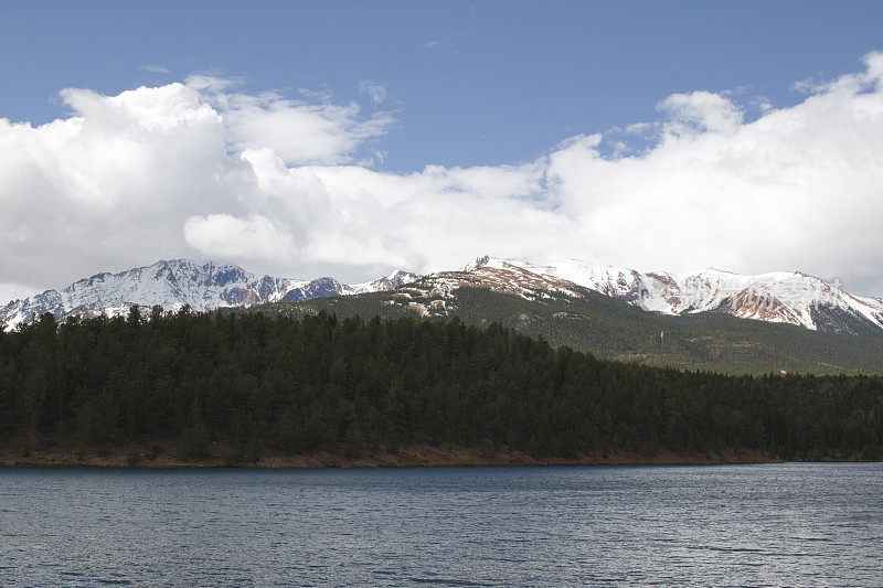 派克峰和北卡塔山水库