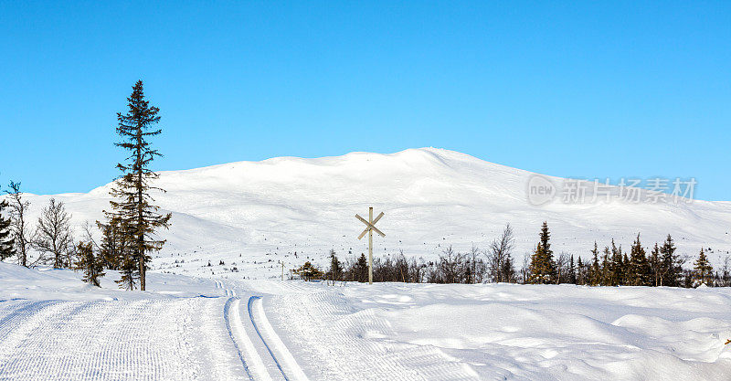 挪威的越野滑雪道