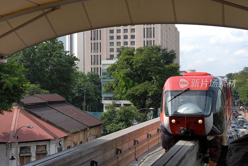 红色单轨铁路，吉隆坡