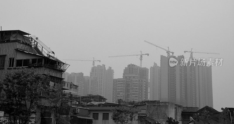 中国广州的建筑