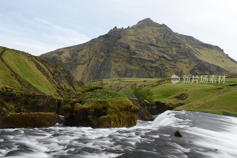 风景在Skogafoss