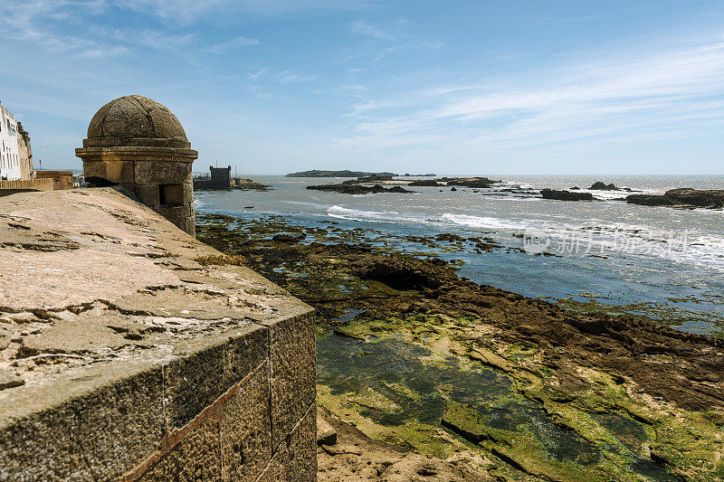 从大西洋塔，Essaouira，摩洛哥，非洲