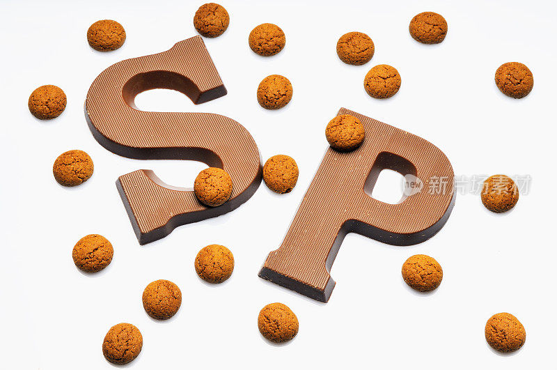 巧克力字母S和P