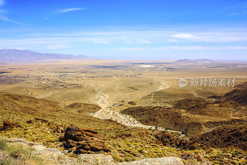 Anza-borrego沙漠国家公园。