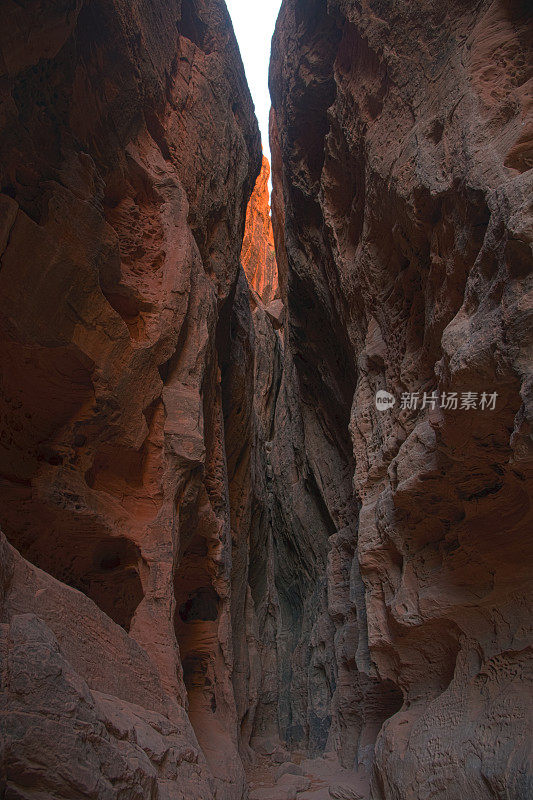 犹他州雪峡谷-珍妮峡谷HDR深处