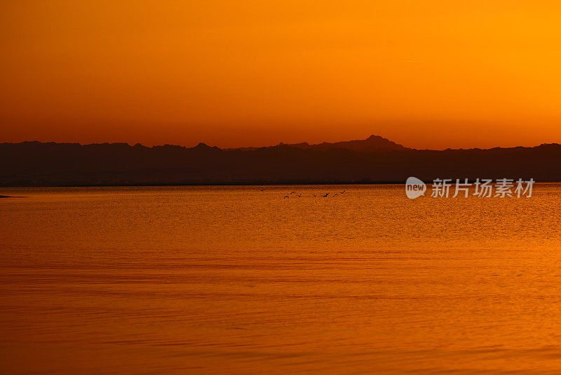 海上日落