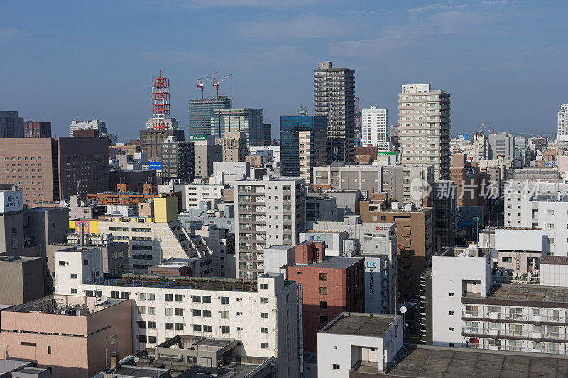 日本札幌天际线