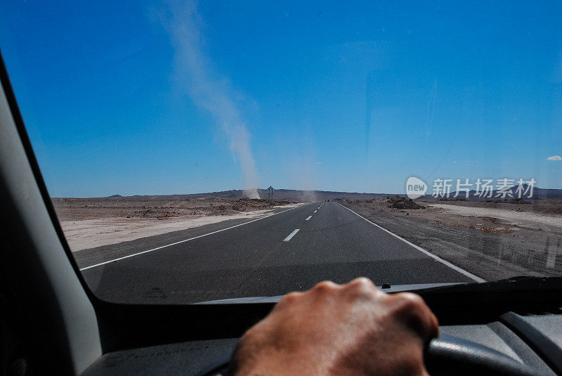 阿塔卡马沙漠，巴拿马高速公路，智利的沙尘暴