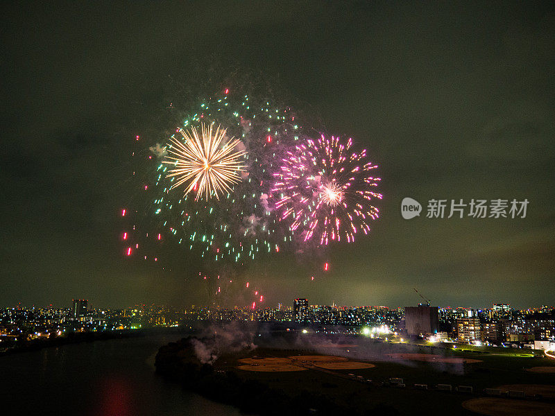 日本东京的烟花节