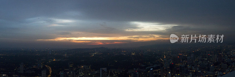 城市天际线-吉隆坡全景