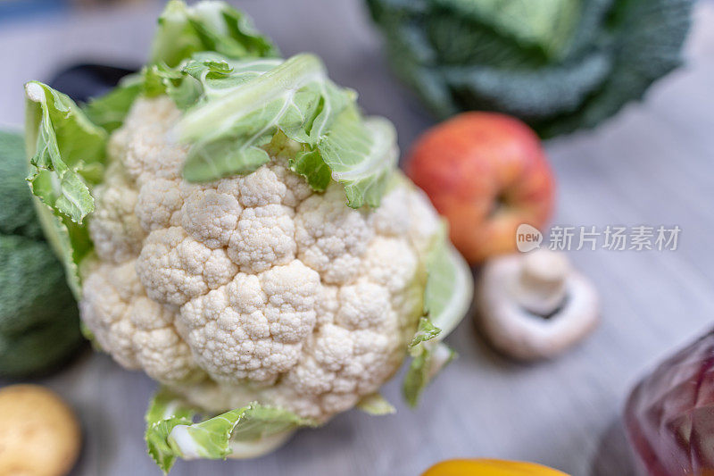 选择健康蔬菜与花椰菜