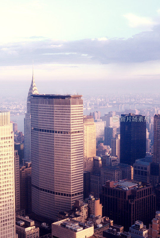 天际线，曼哈顿中城，纽约市。
