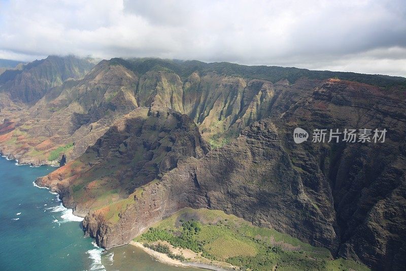 Napali考艾岛海岸