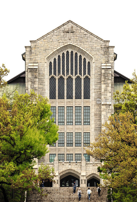 梨花女子大学，著名的全女子大学，复古风格的建筑