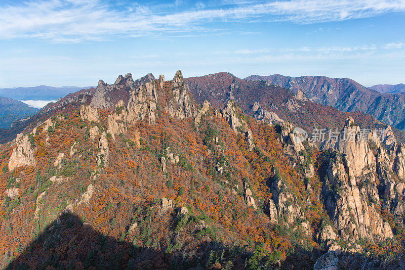 韩国秋景