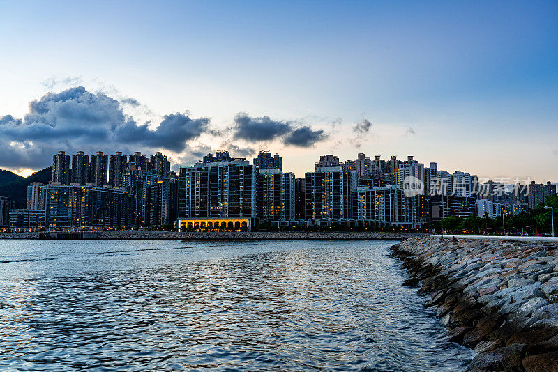 香港的高层住宅大厦