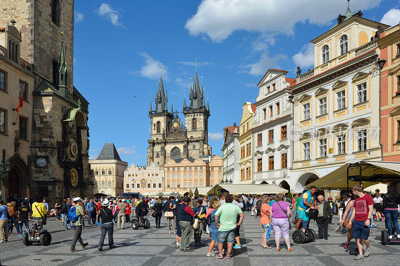 布拉格老城广场-捷克共和国。