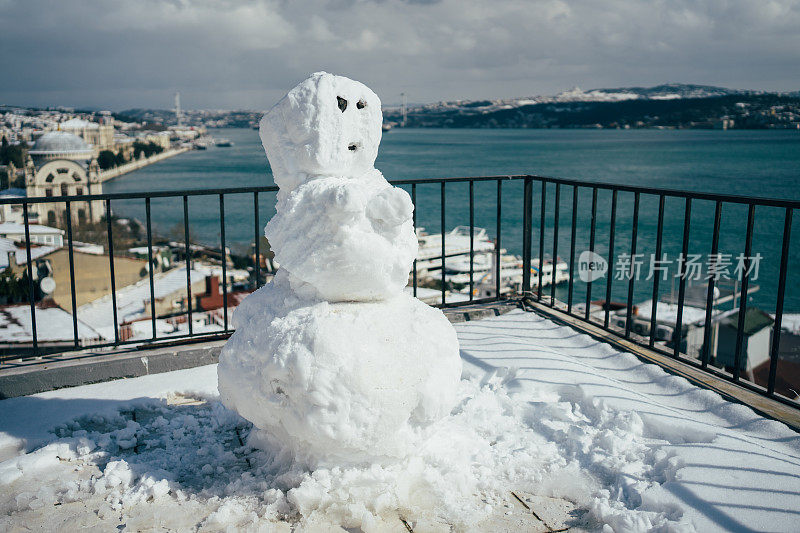 雪人屋顶