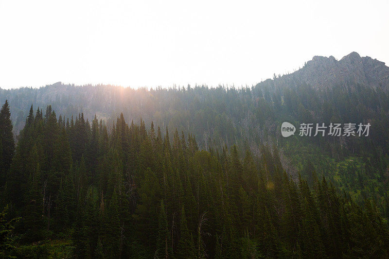 大提顿山脉的提顿山脉