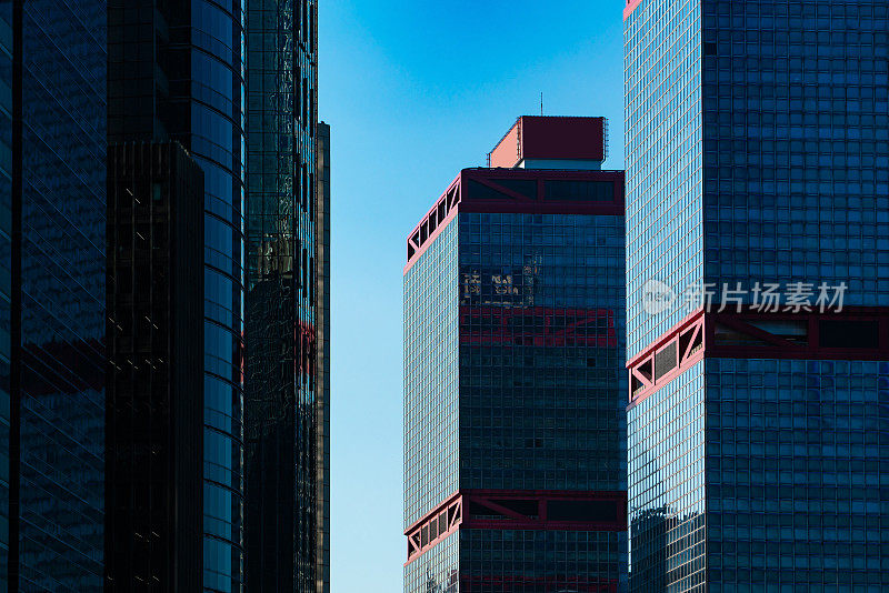 香港摩天楼商业办事处