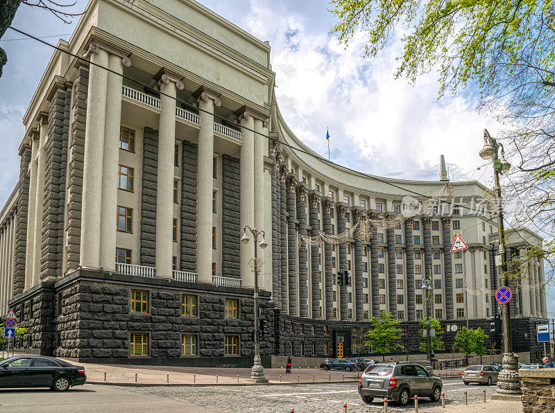 位于基辅的乌克兰内阁大楼