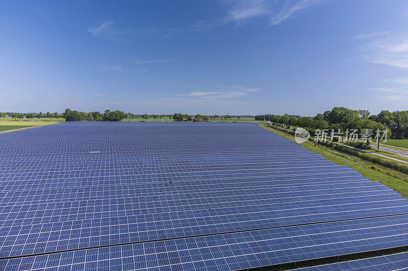 生产可再生可持续电力的太阳能电池板领域