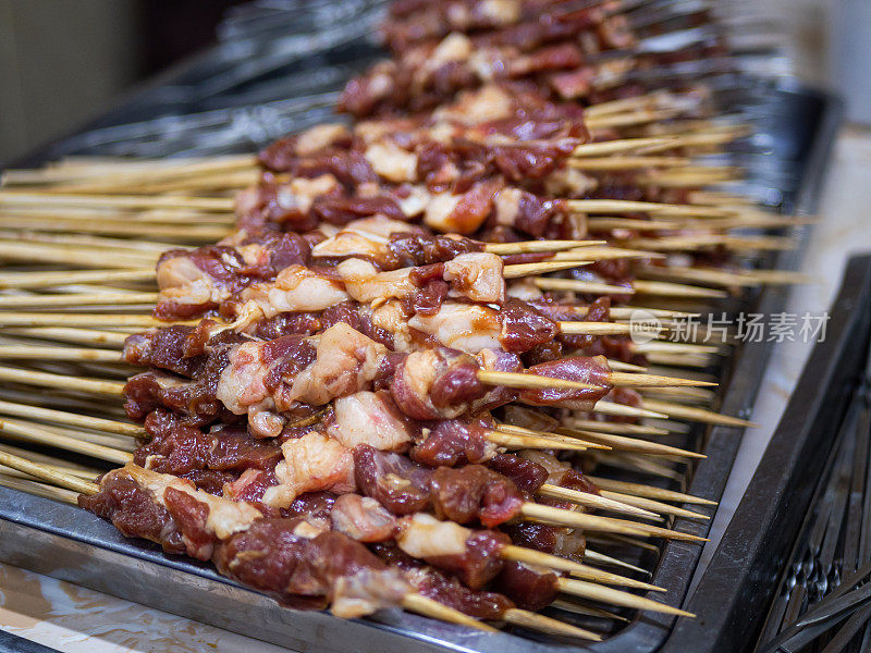 中国清真烹饪:生烤肉串