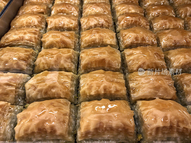 Baklava，传统的土耳其美食和甜点