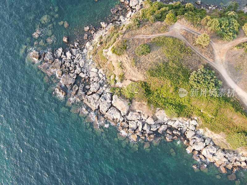 米提卡斯或米提卡斯海滩，旅游胜地海，夏季在希腊普雷韦扎县