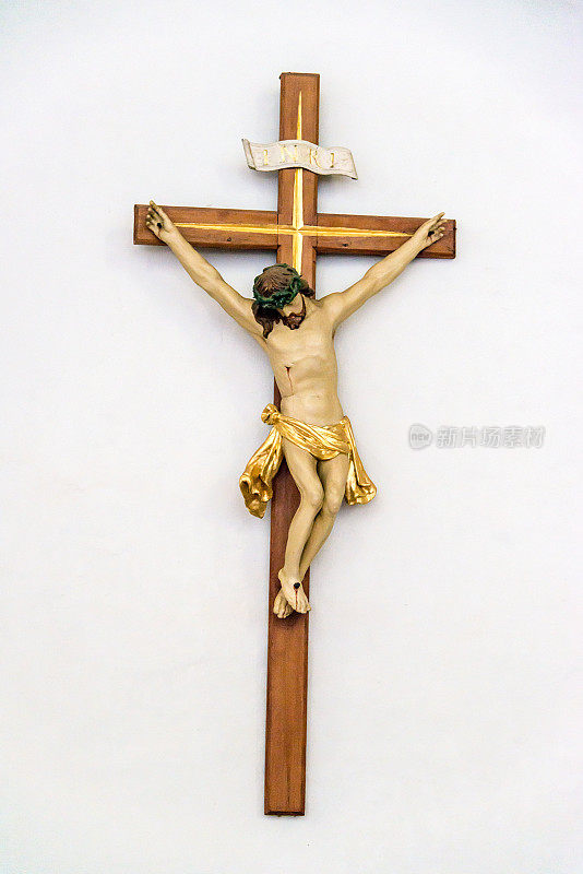 木制耶稣基督十字架