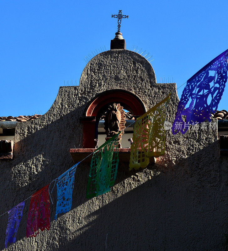 墨西哥建筑的十字