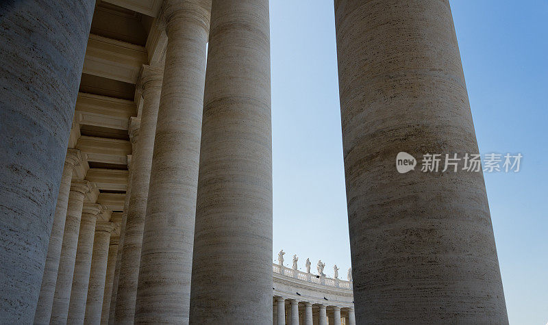 罗马圣彼得广场的柱廊