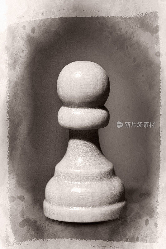 白色的棋子