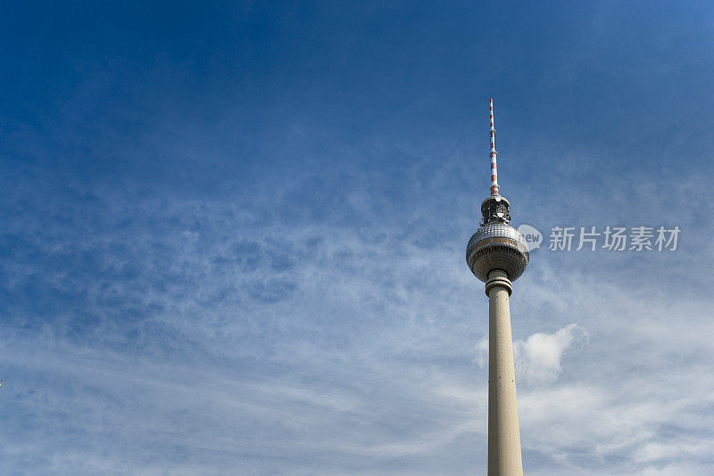 德国亚历山大广场的柏林电视塔