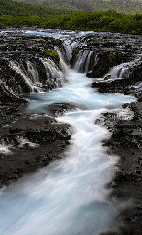 布鲁尔福斯瀑布冰岛全景