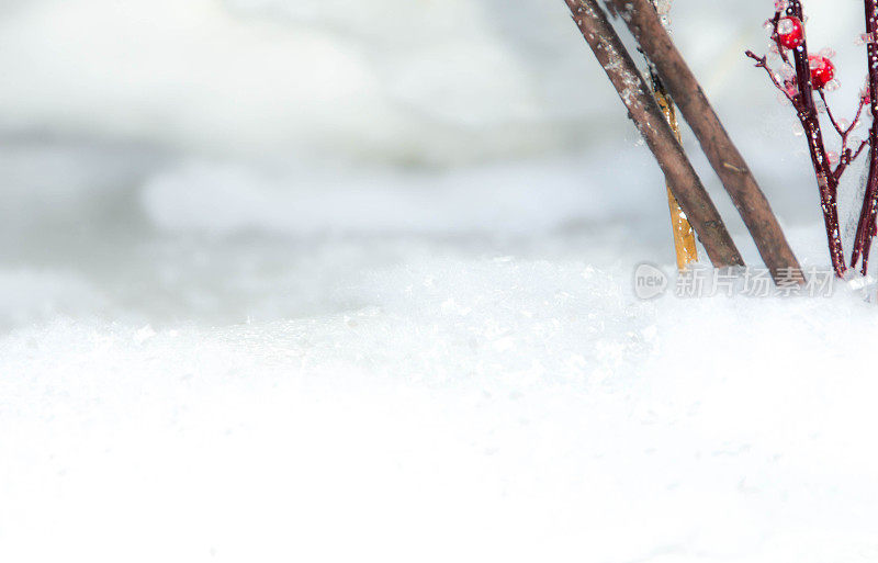 冰雪背景与复制空间room_12