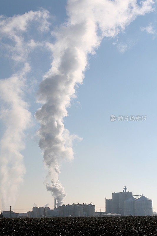 乙醇工厂-蒸汽烟羽