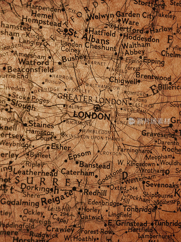 地图——伦敦