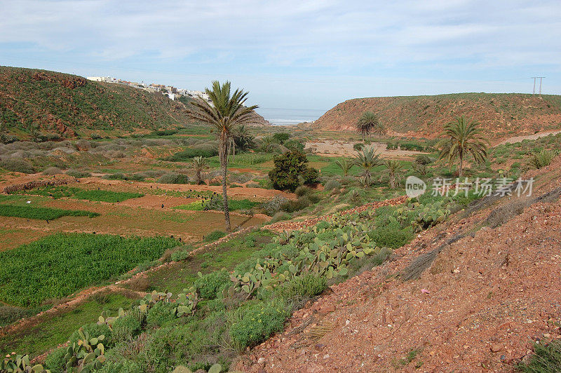 位于摩洛哥Souss-Massa的山谷