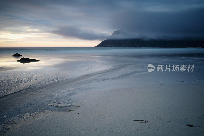 罗浮敦群岛的海滩