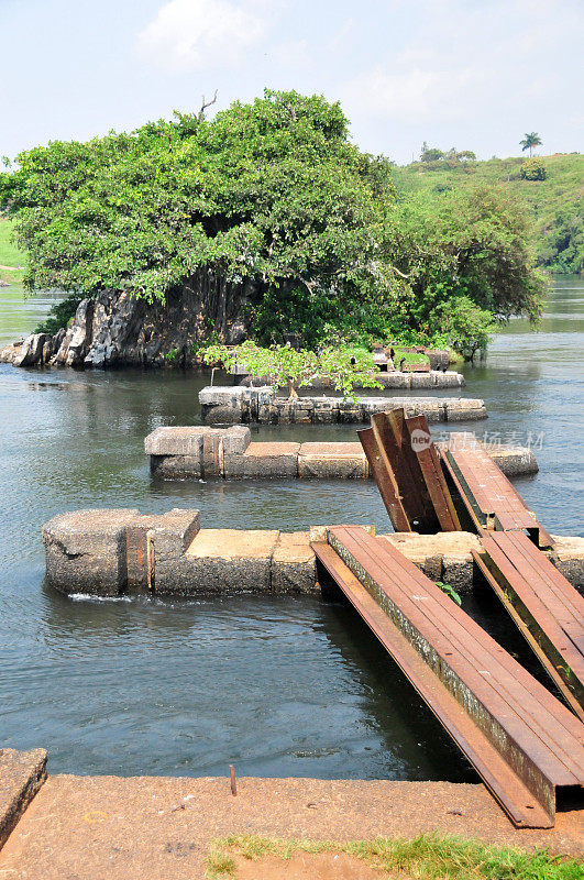 乌干达-金加-尼罗河的源头